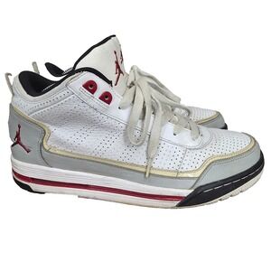 Jordan C-Series Basketball‎ Shoes Mens 9 White Red Sneakers Casual 428835-101
